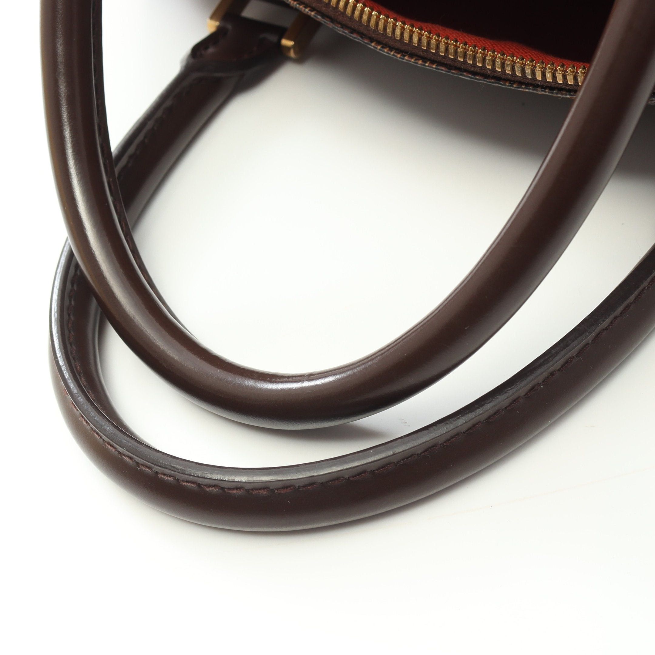 Louis Vuitton Louis Vuitton Rivera Mm Damier Ebene Handbag Leather Brown Size ONE SIZE - 6 Thumbnail