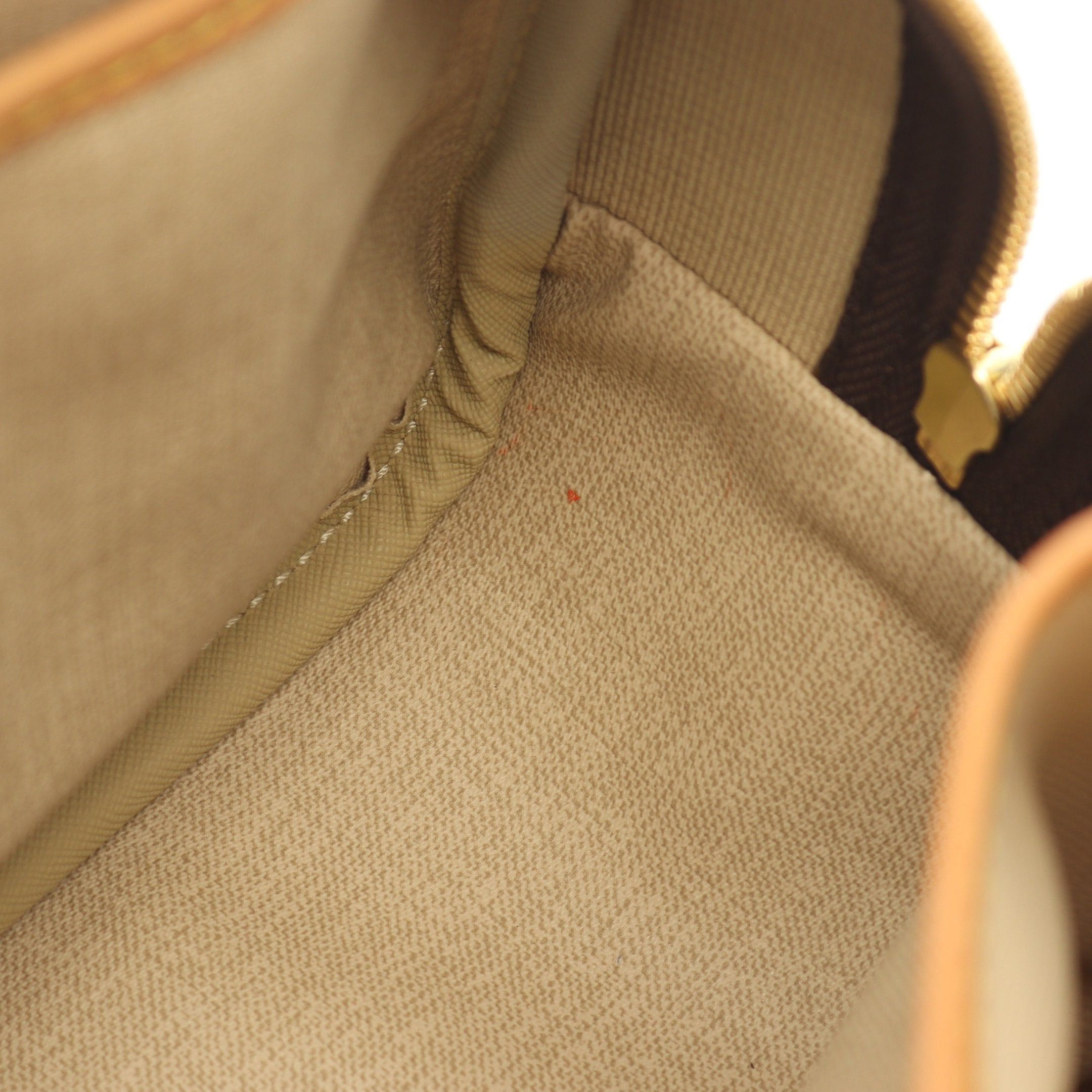 Louis Vuitton Louis Vuitton Trouville Monogram Handbag Leather Brown Size ONE SIZE - 12 Thumbnail
