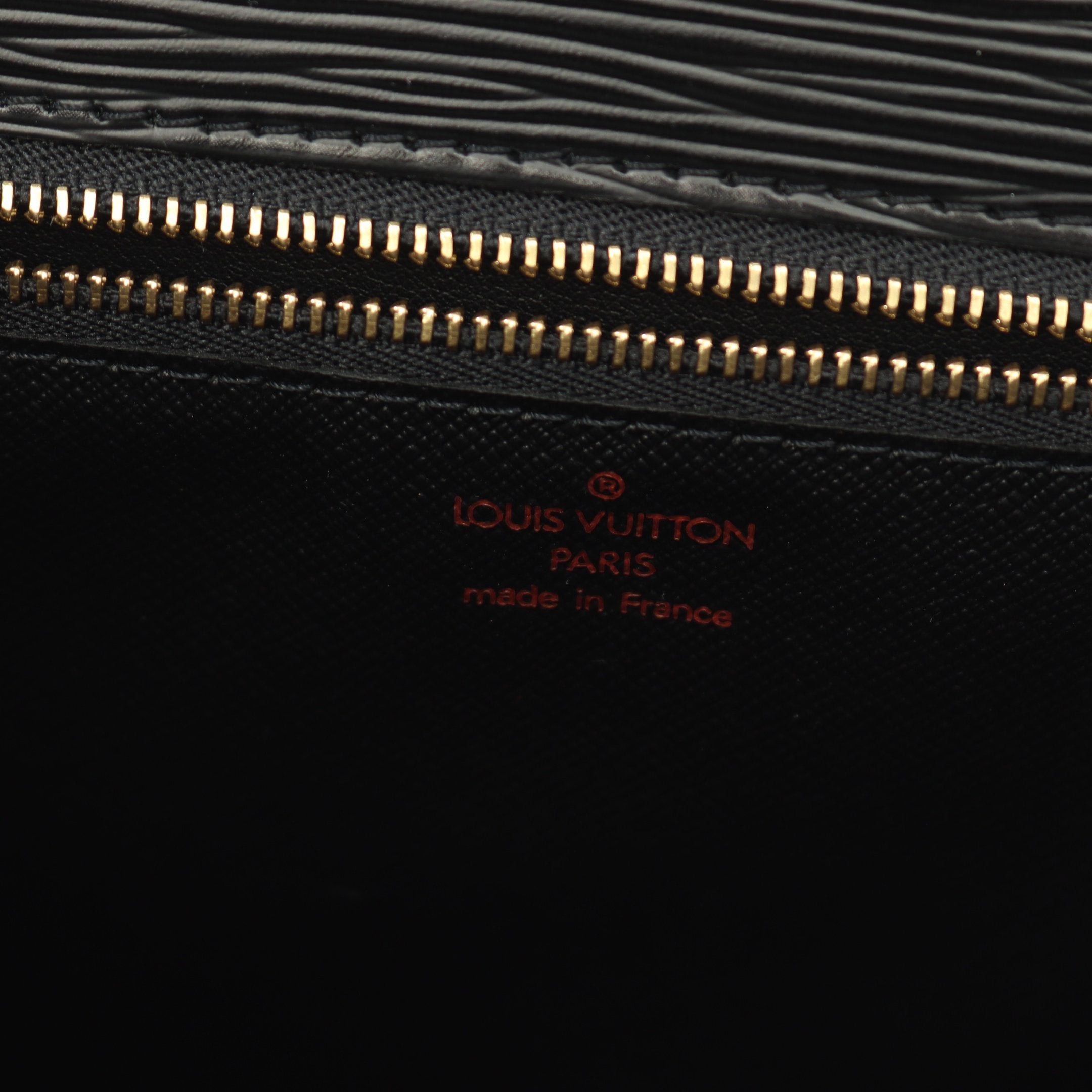 Louis Vuitton Louis Vuitton Monceau Epi Noir Handbag Leather Black Size ONE SIZE - 4 Thumbnail
