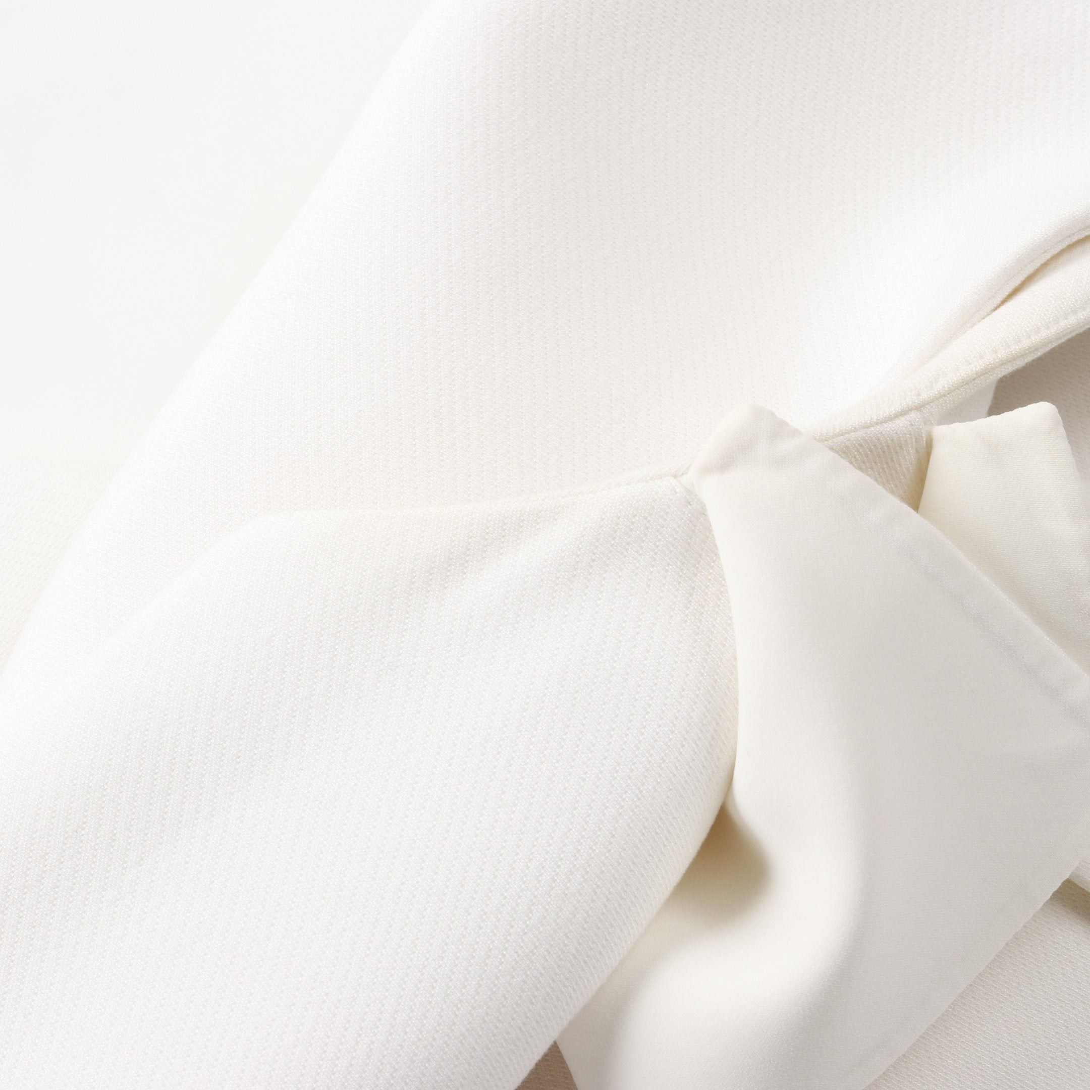 Louis Vuitton Louis Vuitton One Piece No Sleeve Frill Rayon Silk White Size ONE SIZE - 8 Thumbnail