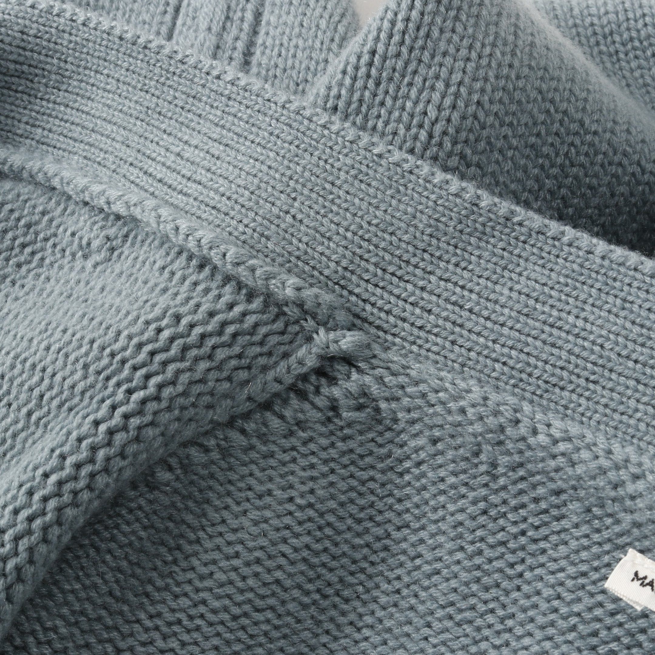 Hermes Hermes 1B Cardigan Cashmere Blue Gray Size ONE SIZE - 7 Thumbnail