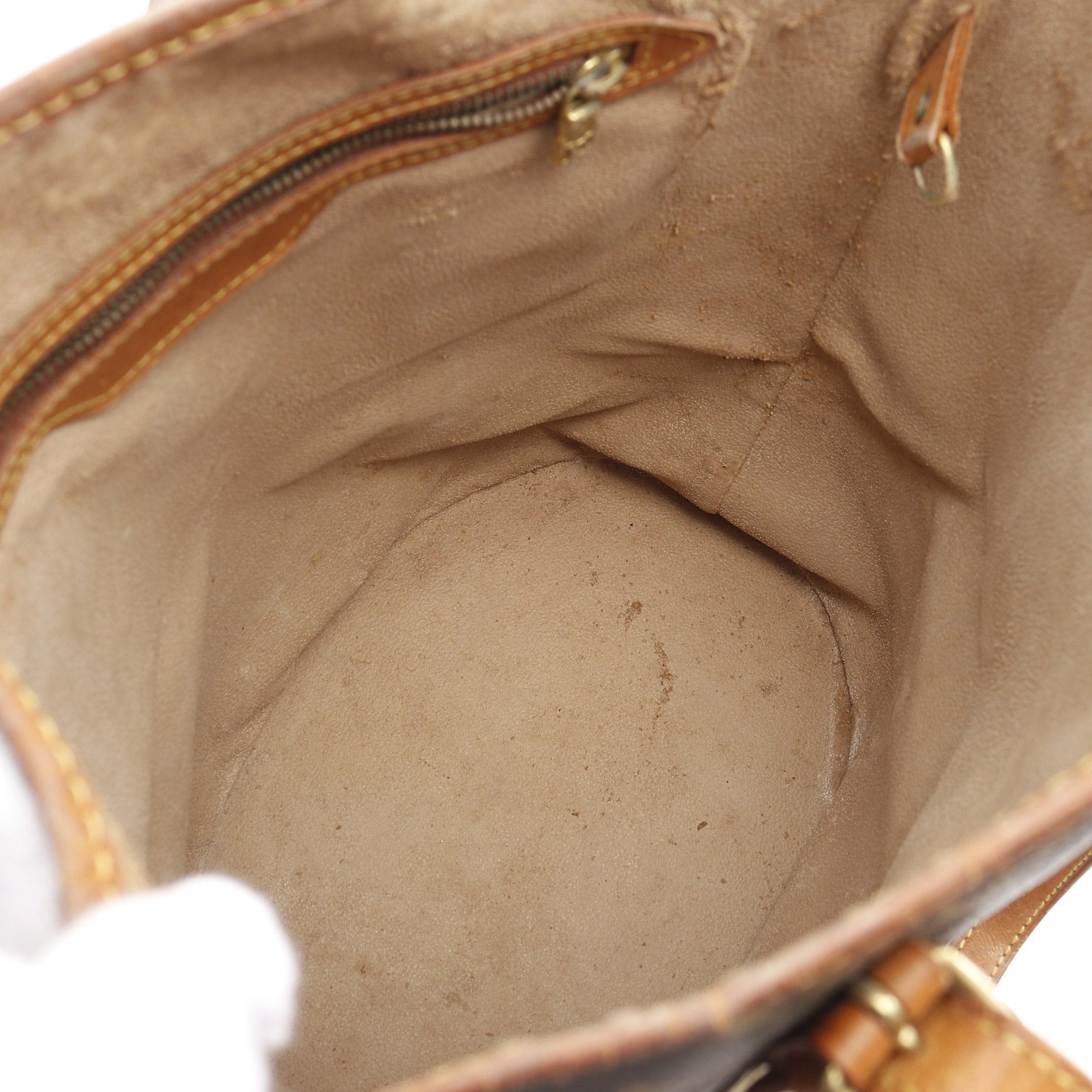 Louis Vuitton Louis Vuitton Bucket Gm Monogram Shoulder Bag Leather Brown Size ONE SIZE - 3 Thumbnail