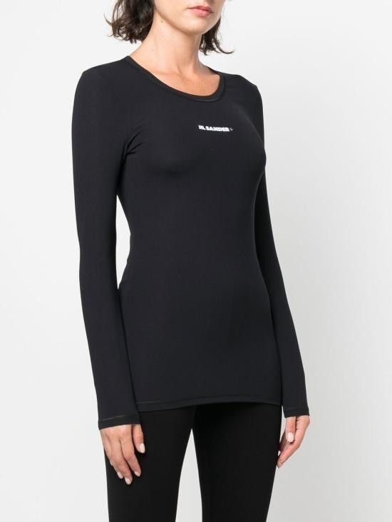 Jil Sander JIL SANDER Women Tops J40GC0019 J70029001 Black Size S / US 4 / IT 40 - 3 Thumbnail