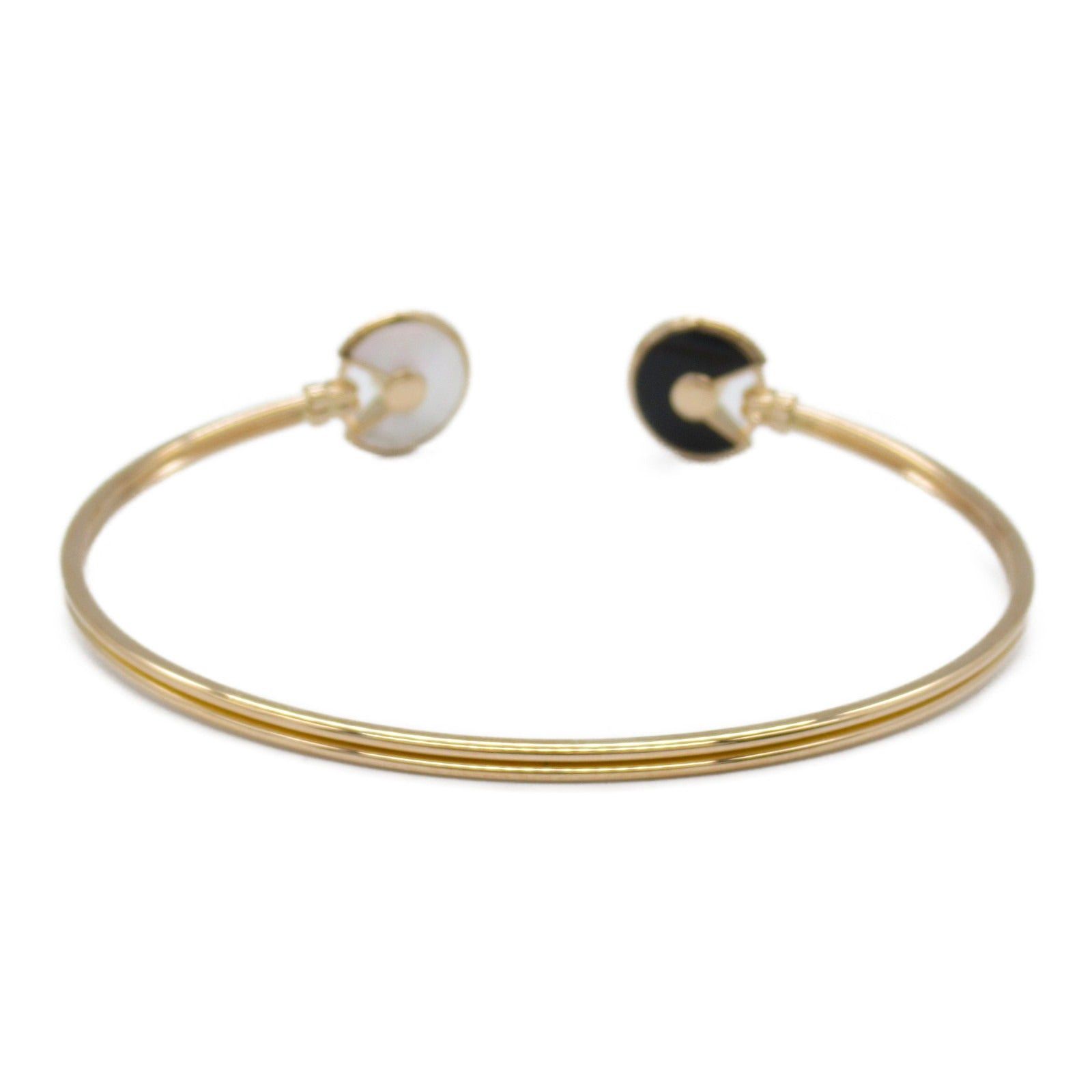 Cartier Cartier Amulet Bracelet Onyx Mother Of Pearl Diamond K18Pg (Pink Gold) Onyx/Mother Black White Size ONE SIZE - 2 Thumbnail