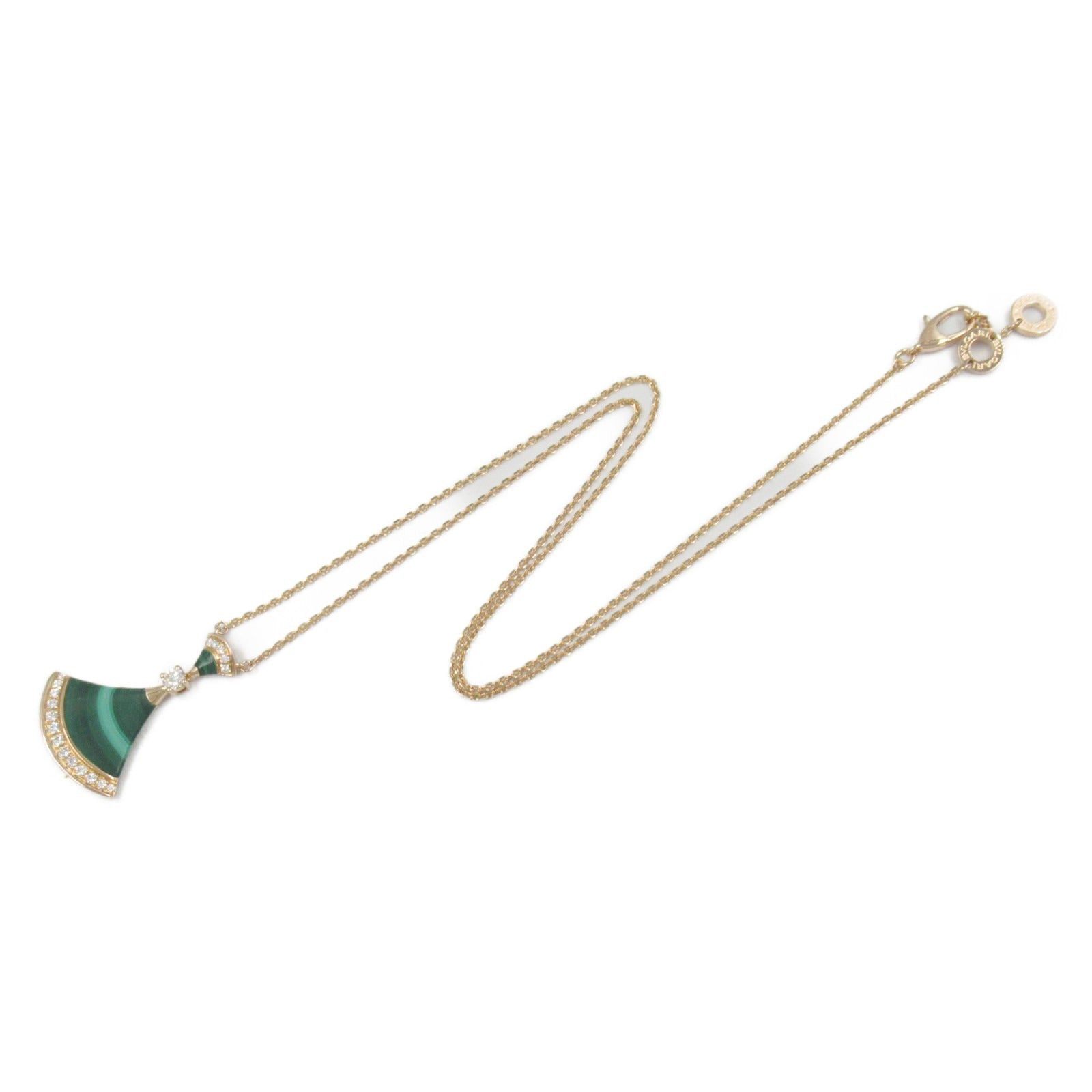 Bvlgari Bvlgari Diva Dream Necklace Malachite Diamond K18Pg (Pink Gold) Clear Green Size ONE SIZE - 3 Thumbnail