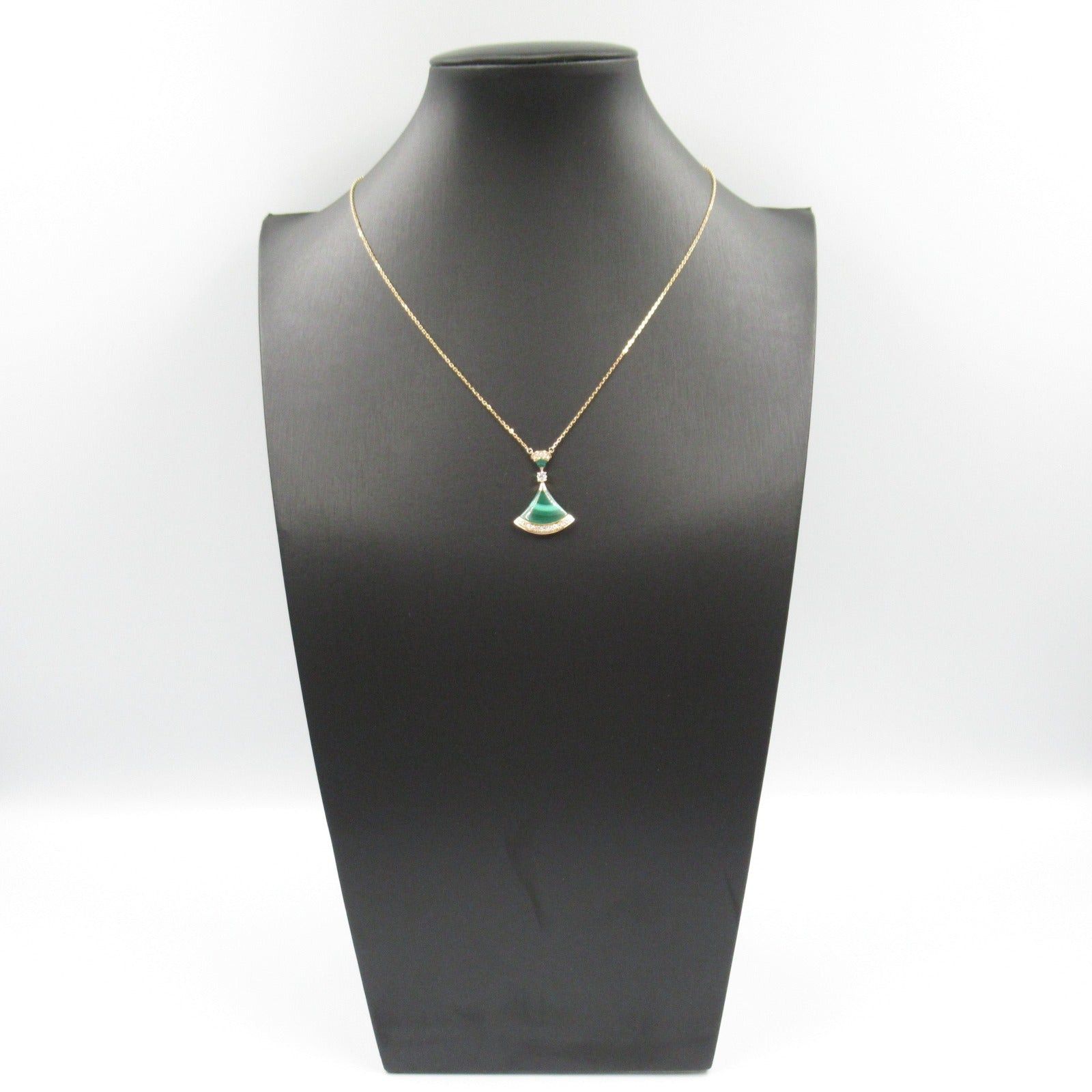 Bvlgari Bvlgari Diva Dream Necklace Malachite Diamond K18Pg (Pink Gold) Clear Green Size ONE SIZE - 7 Thumbnail
