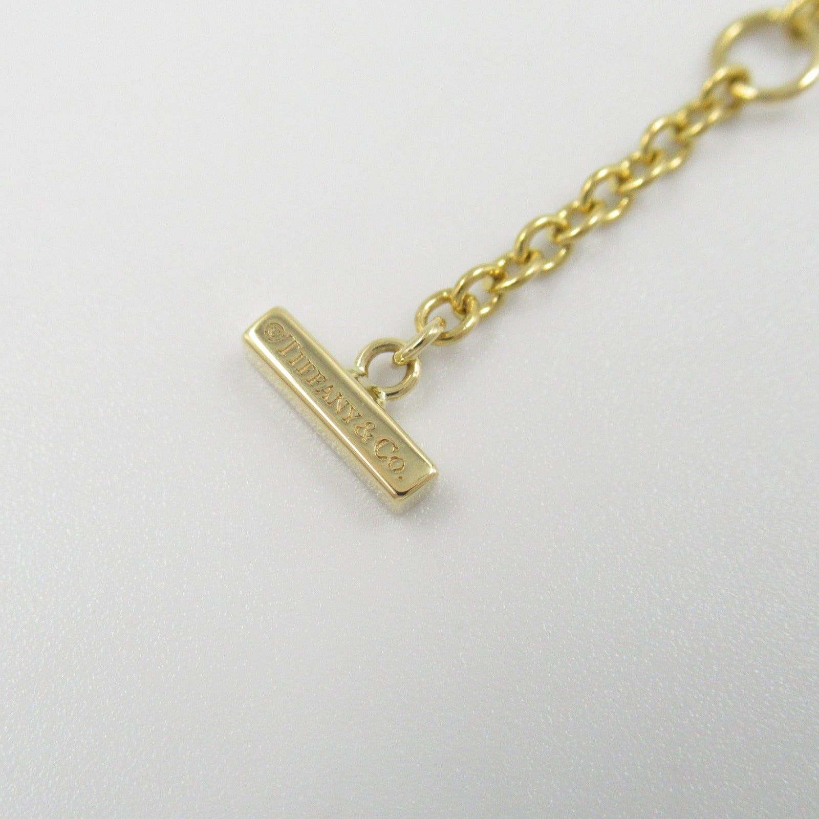 Tiffany & Co. Tiffany Co T Smile Mini Bracelet Diamond K18 (Yellow Gold) Clear Size ONE SIZE - 4 Thumbnail