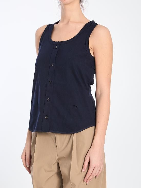 Bottega Veneta BOTTEGA VENETA Women Tops 812123 BLUE Size S / US 4 / IT 40 - 2 Thumbnail