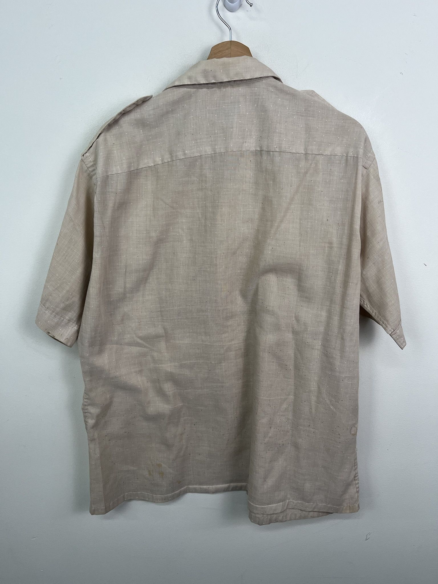 Other Vintage 1990s Christian Dior Button Down Shirt Poly Cotton Distressed Shirt Size XL Size US XL / EU 56 / 4 - 4 Thumbnail