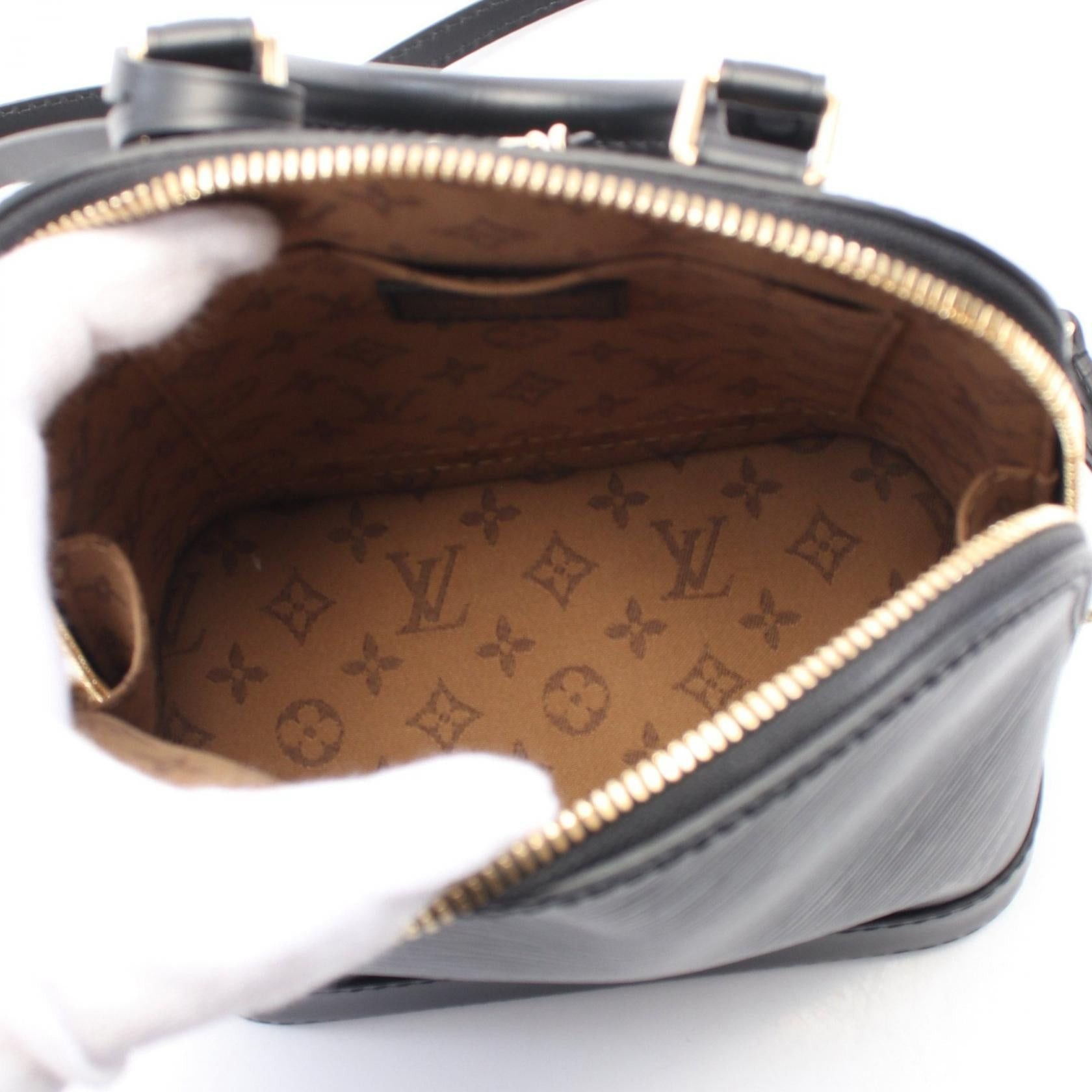 Louis Vuitton Louis Vuitton Alma Backpack Epi Noir Rucksack Leather Black Size ONE SIZE - 3 Thumbnail