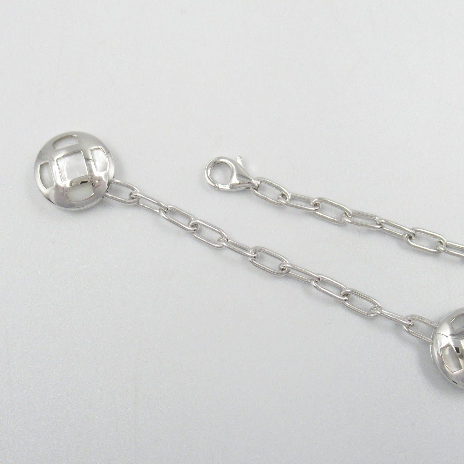 Cartier Cartier Pasha Grid Bracelet 4 Motifs Mother Of Pearl K18Wg (White Gold) White Size ONE SIZE - 6 Thumbnail