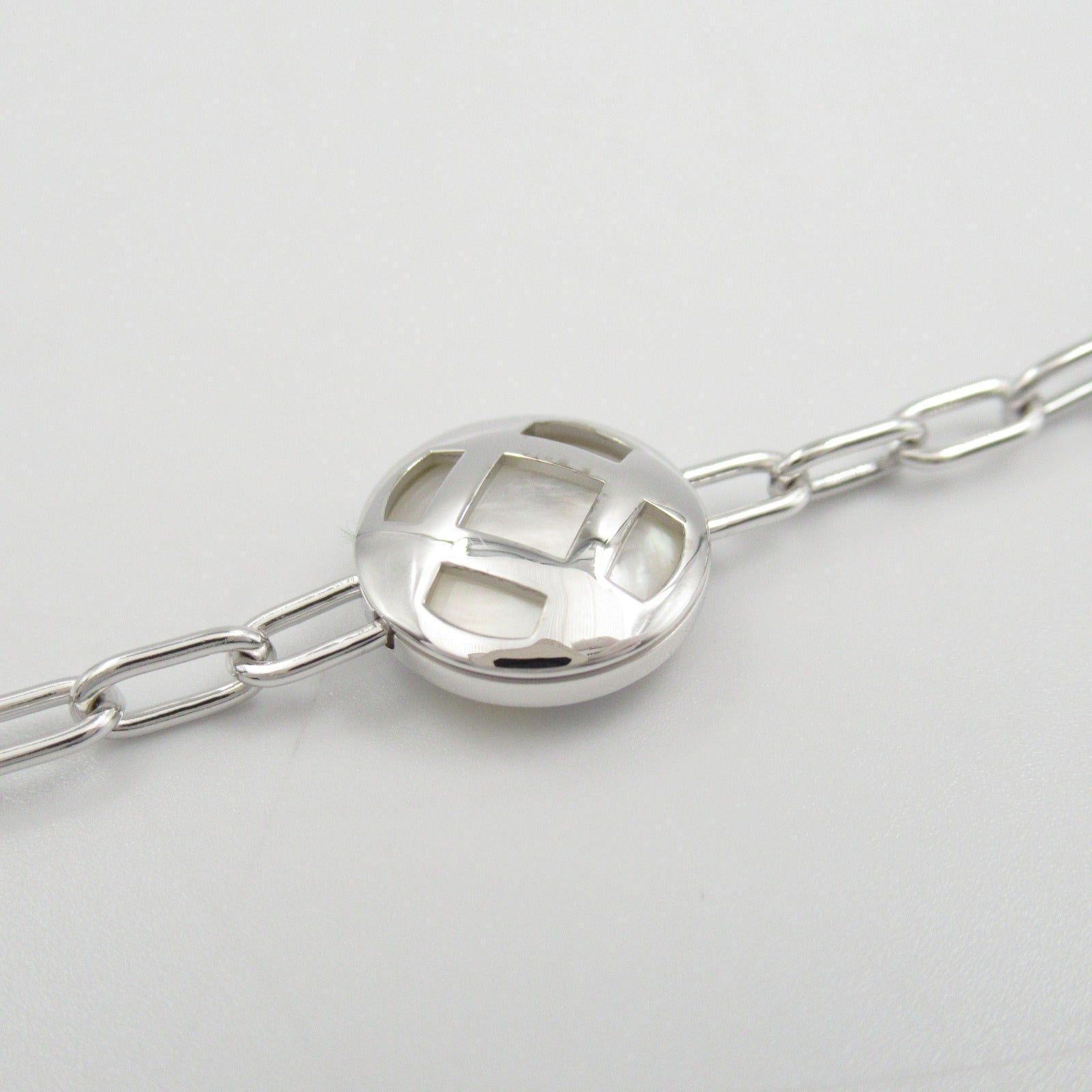 Cartier Cartier Pasha Grid Bracelet 4 Motifs Mother Of Pearl K18Wg (White Gold) White Size ONE SIZE - 5 Thumbnail