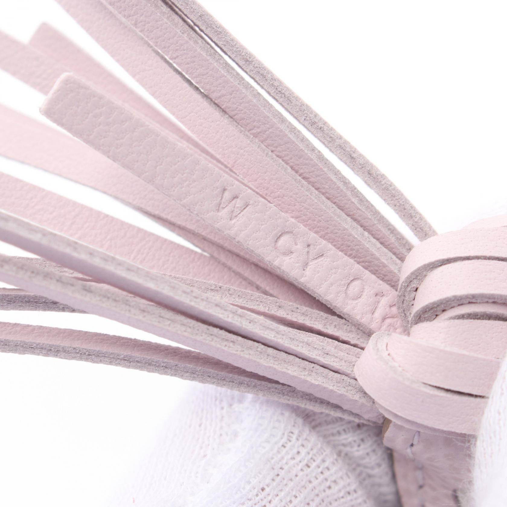 Hermes Hermes Poulpe Pulpe Mauve Pail Bag Charm Key Ring Veau Epsom Aagneau Light Purple Silver Hardware Double Engraved Size ONE SIZE - 4 Thumbnail