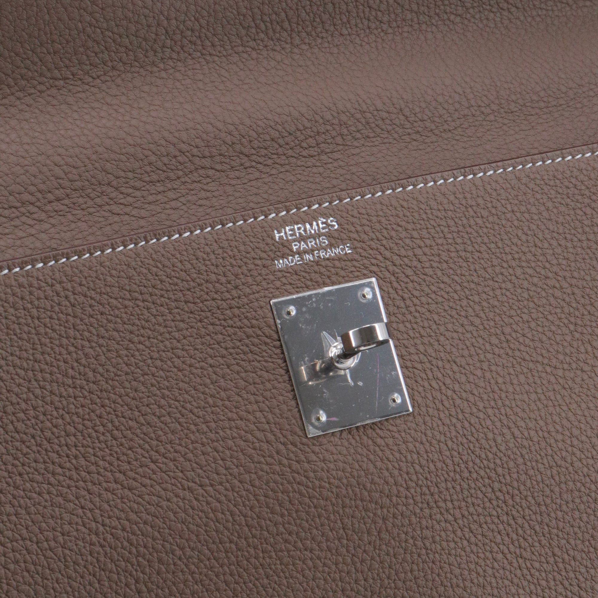 Hermes HERMÈS - Hermès Kelly 35 handbag in etoupe togo leather Size ONE SIZE - 10 Thumbnail