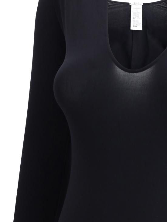 Wolford WOLFORD Women Tops 79291 7005 BLACK Size M / US 6-8 / IT 42-44 - 3 Thumbnail