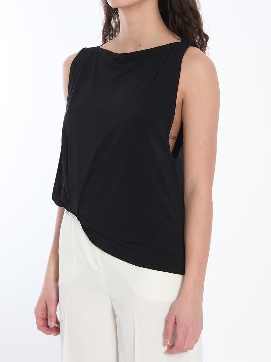Jacquemus JACQUEMUS Women Tops 251TO122 BLACK Size M / US 6-8 / IT 42-44 - 2 Thumbnail