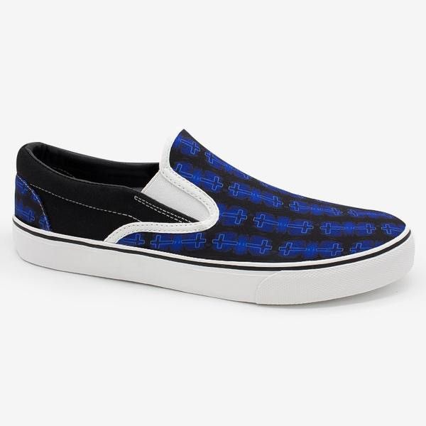 Superrradical blue god hates nothing go to hell shoes | Grailed display picture 1