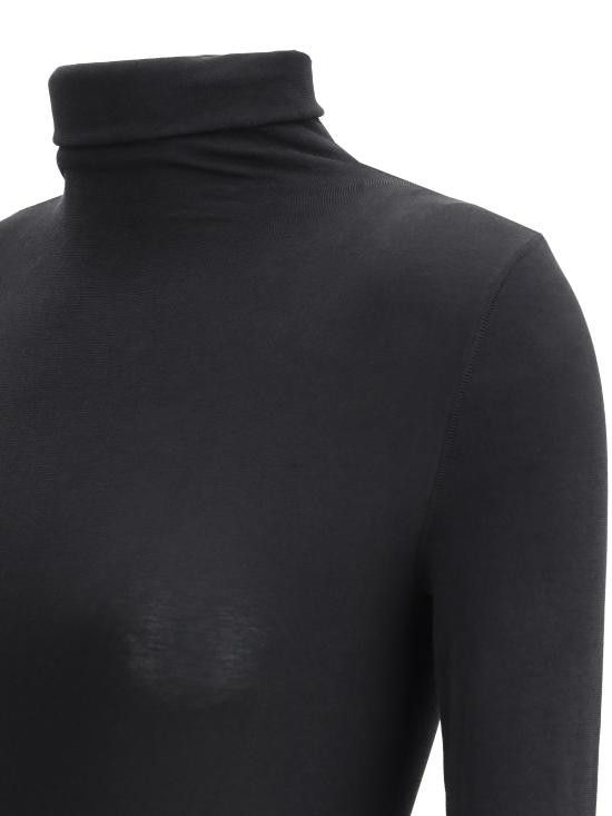 Wolford WOLFORD Women Tops 75084 7005 BLACK Size M / US 6-8 / IT 42-44 - 3 Thumbnail