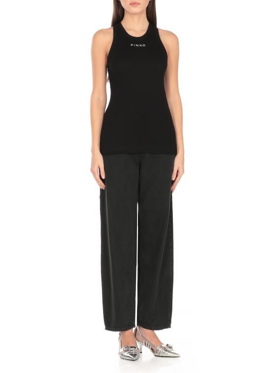 Pinko PINKO Women Tops 100822 A2C1Z99 Black Size S / US 4 / IT 40 - 3 Thumbnail