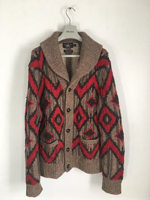 RRL Ralph Lauren RRL Handknit Ralph Lauren Shawl Collar Cardigan Visvim ...