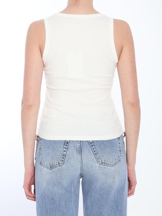 Burberry BURBERRY Women Tops 8109197 WHITE Size M / US 6-8 / IT 42-44 - 4 Thumbnail