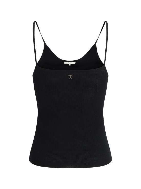 Chloe CHLOE Women Tops CH24WMP47667 001 BLACK Size M / US 6-8 / IT 42-44 - 2 Thumbnail