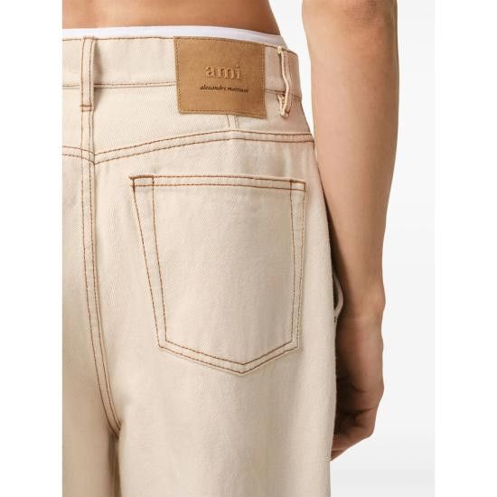 AMI AMI Men Denims HTR456 DE0039 136 WHITE Size US 32 / EU 48 - 2 Thumbnail