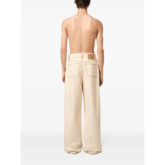 AMI AMI Men Denims HTR456 DE0039 136 WHITE Size US 32 / EU 48 - 5 Thumbnail