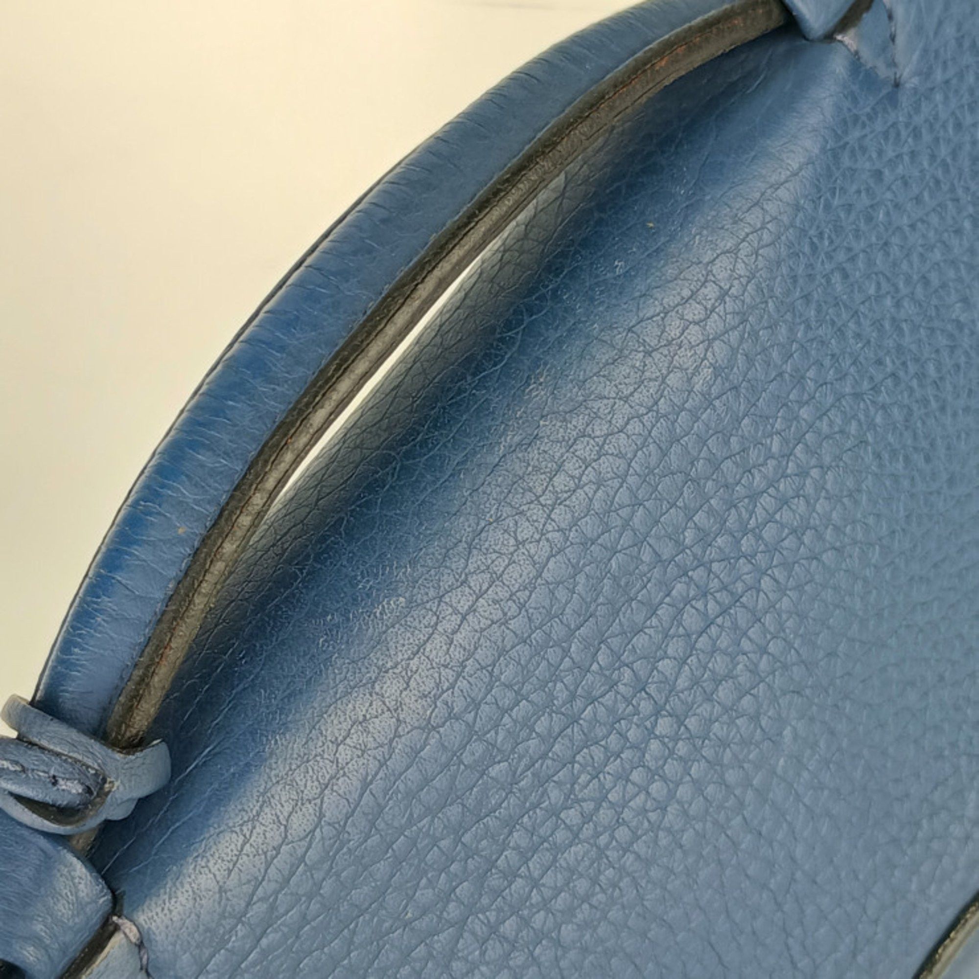 Hermes Hermes Bag Sac A Depeche 27 - Blue Taurillon Clemence Men's Handbag □J Stamp Size ONE SIZE - 6 Thumbnail