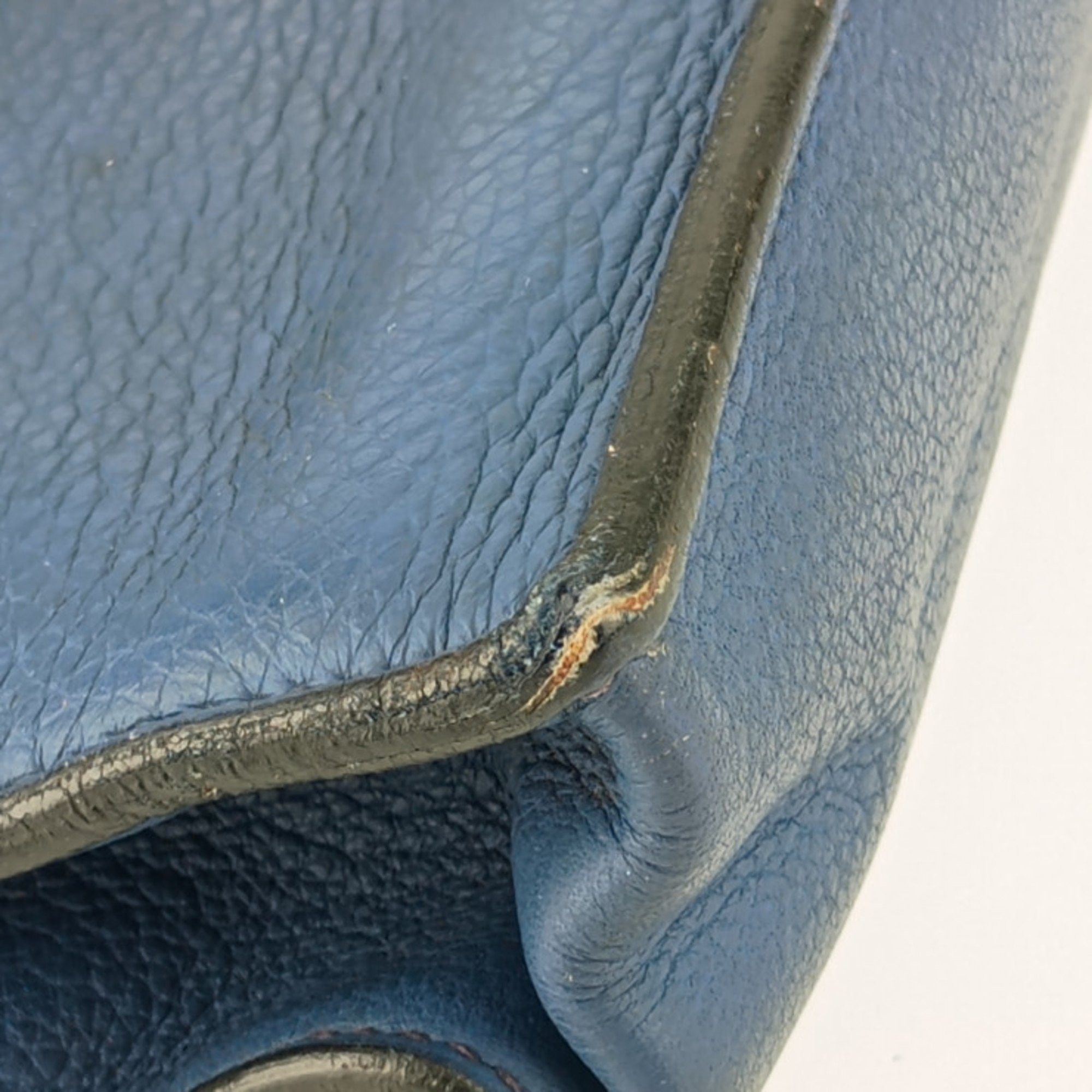 Hermes Hermes Bag Sac A Depeche 27 - Blue Taurillon Clemence Men's Handbag □J Stamp Size ONE SIZE - 5 Thumbnail