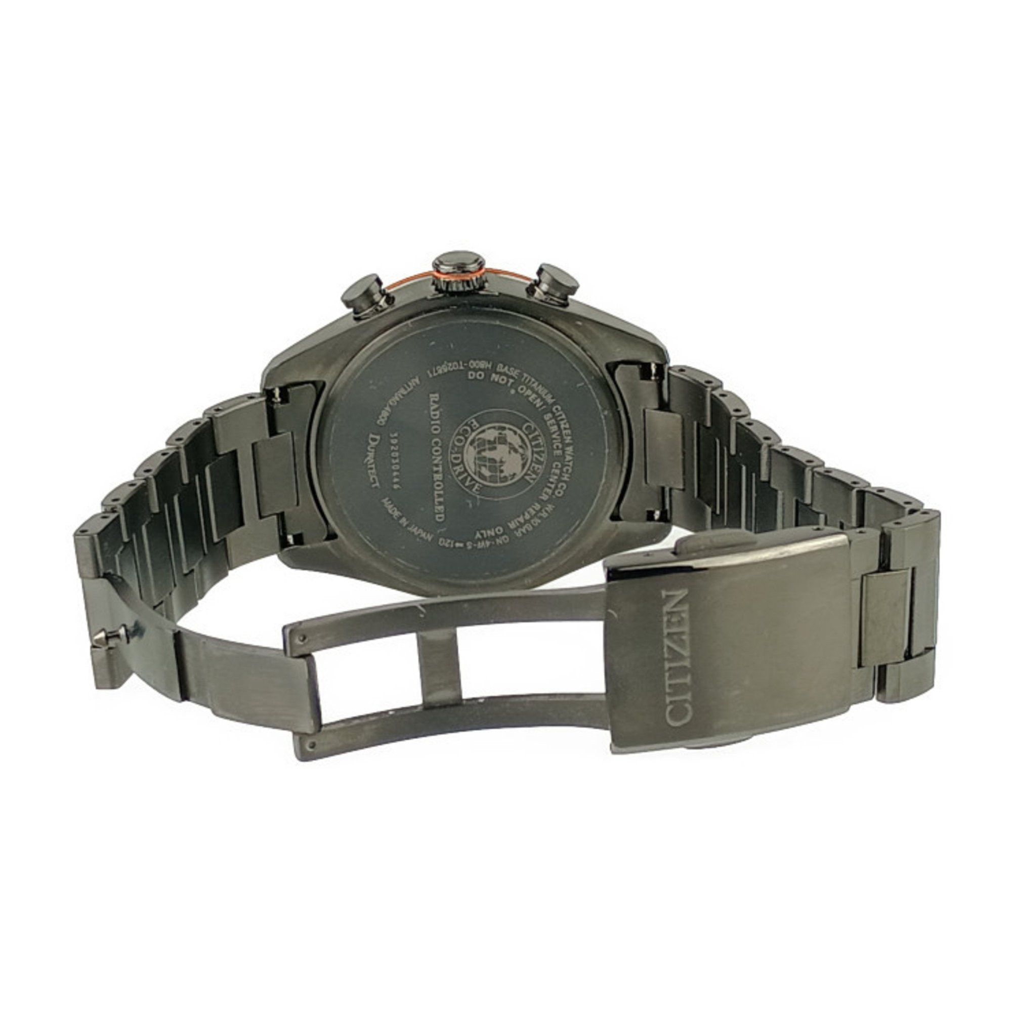 Citizen CITIZEN Watch ATTESA ACT Line AT8185-62E H800-T025871 Black Super Titanium Men's Eco-Drive Solar Radio Size ONE SIZE - 7 Thumbnail