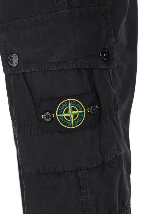 Stone Island STONE ISLAND Men Straight Pants K1S153100303S00WAV0129 Black Size US 36 / EU 52 - 3 Thumbnail