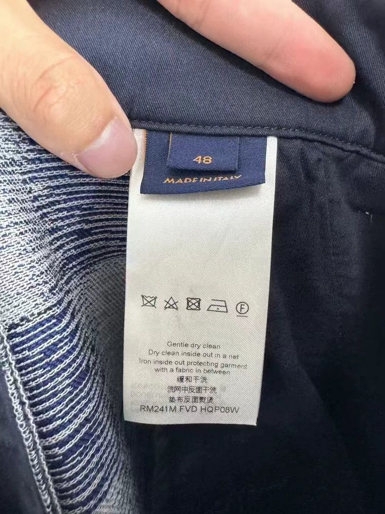 Louis Vuitton Louis Vuitton Deep Blue Checkered Pants Size US 44 / EU 60 - 4 Thumbnail