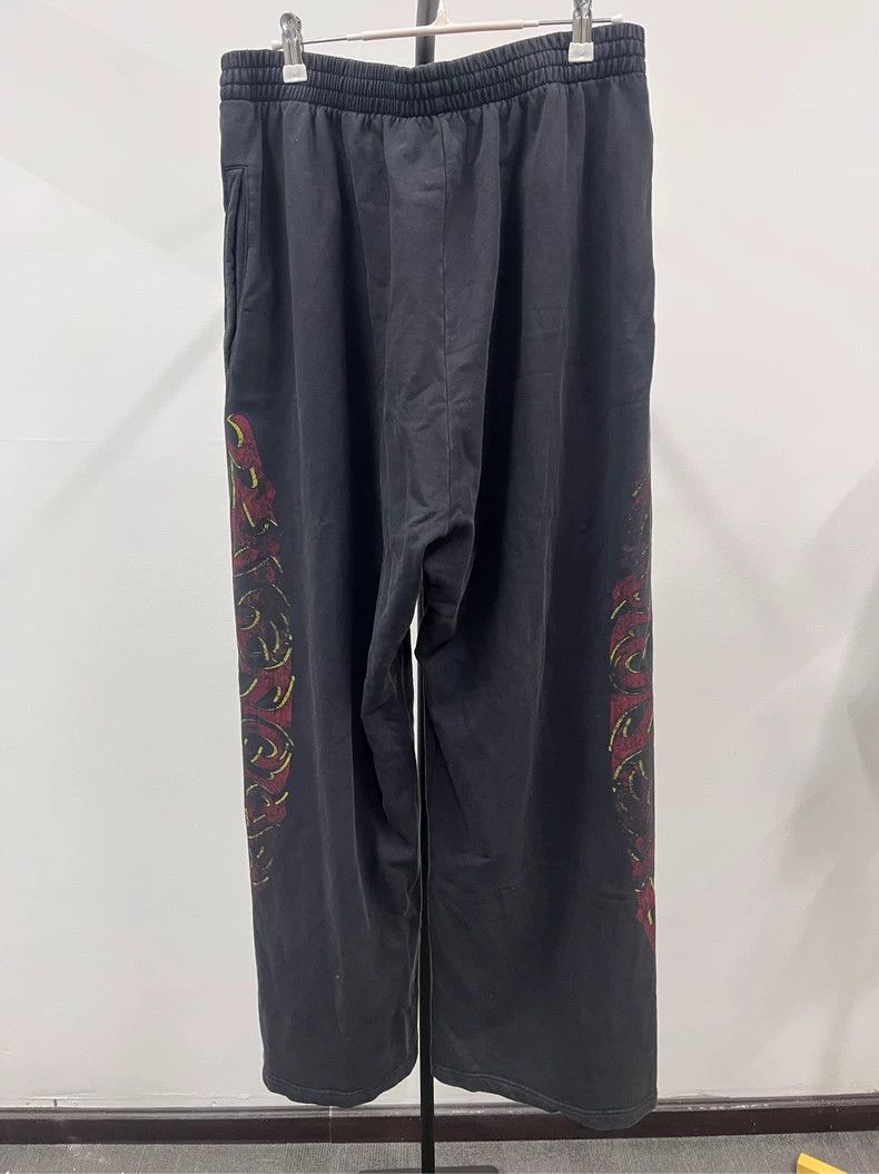 Balenciaga Balenciaga Offshore Flame Baggy Pants M Size US 30 / EU 46 - 2 Thumbnail