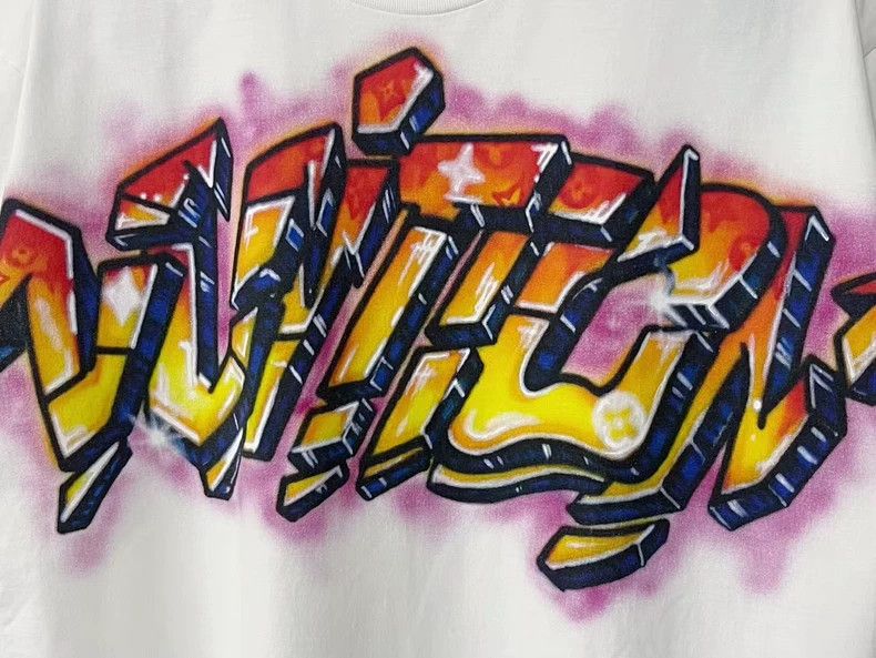 Louis Vuitton Louis Vuitton Colorful Graffiti Short Sleeve Shirt Size US L / EU 52-54 / 3 - 2 Thumbnail