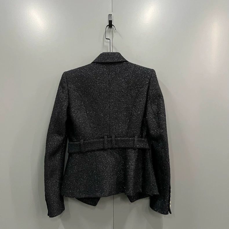 Balmain Balmain Night Sky Belted Blazer Jacket Size US M / EU 48-50 / 2 - 2 Thumbnail
