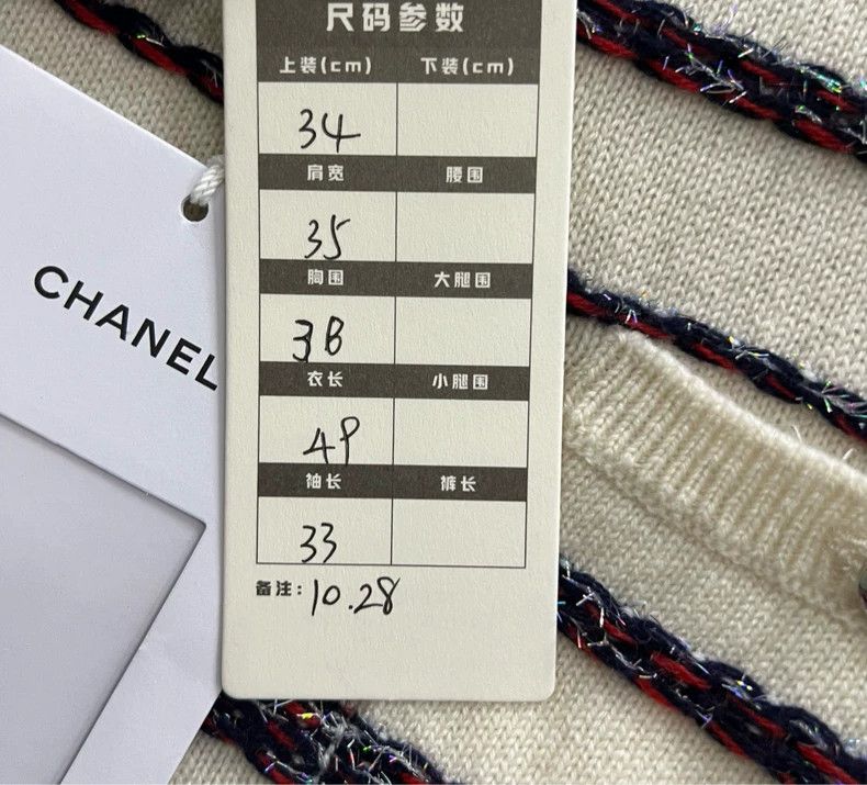 Chanel CHANEL Striped Cashmere Knit Sweater Size 34 Size US S / EU 44-46 / 1 - 6 Thumbnail