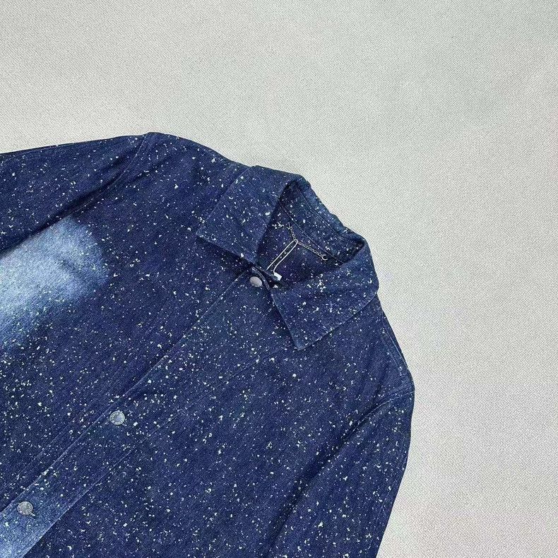Louis Vuitton Louis Vuitton Star Pattern Denim Coat Size US M / EU 48-50 / 2 - 3 Thumbnail