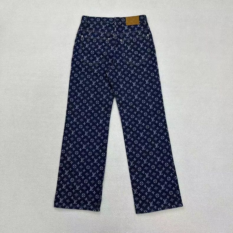 Louis Vuitton Louis Vuitton SS24 Monogram Denim Pants Size 29 Size US 29 - 2 Thumbnail