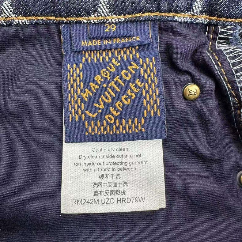 Louis Vuitton Louis Vuitton SS24 Monogram Denim Pants Size 29 Size US 29 - 4 Thumbnail