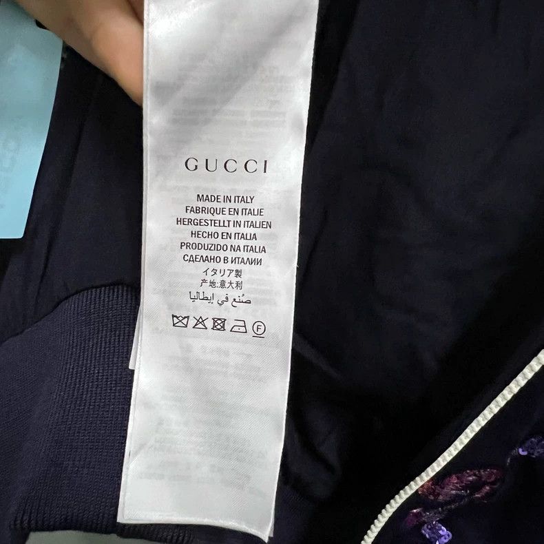 Gucci Gucci GG Sequin Zip Jacket in XS Size Size US XS / EU 42 / 0 - 5 Thumbnail