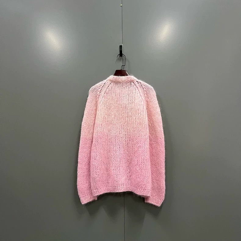 Maison Margiela Maison Margiela Pink Knitted Cardigan Size S Size US S / EU 44-46 / 1 - 2 Thumbnail