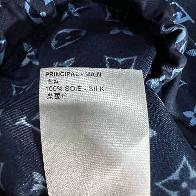 Louis Vuitton Louis Vuitton Blue Silk Printed Long Pants Size US 34 / EU 50 - 4 Thumbnail