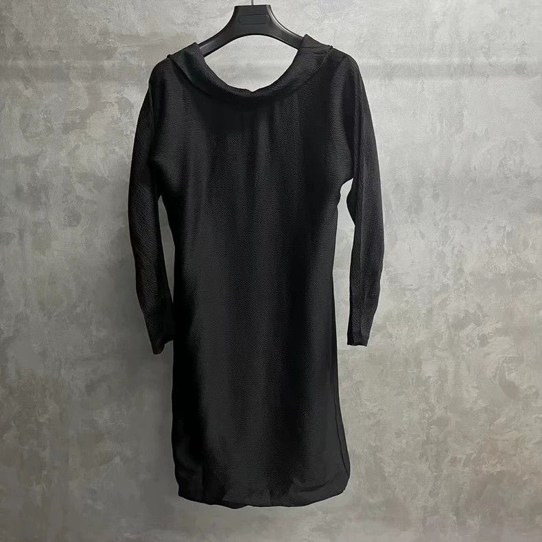 Hermes Black Long Sleeve Backless Dress Size 38 Size US M / EU 48-50 / 2 - 2 Thumbnail