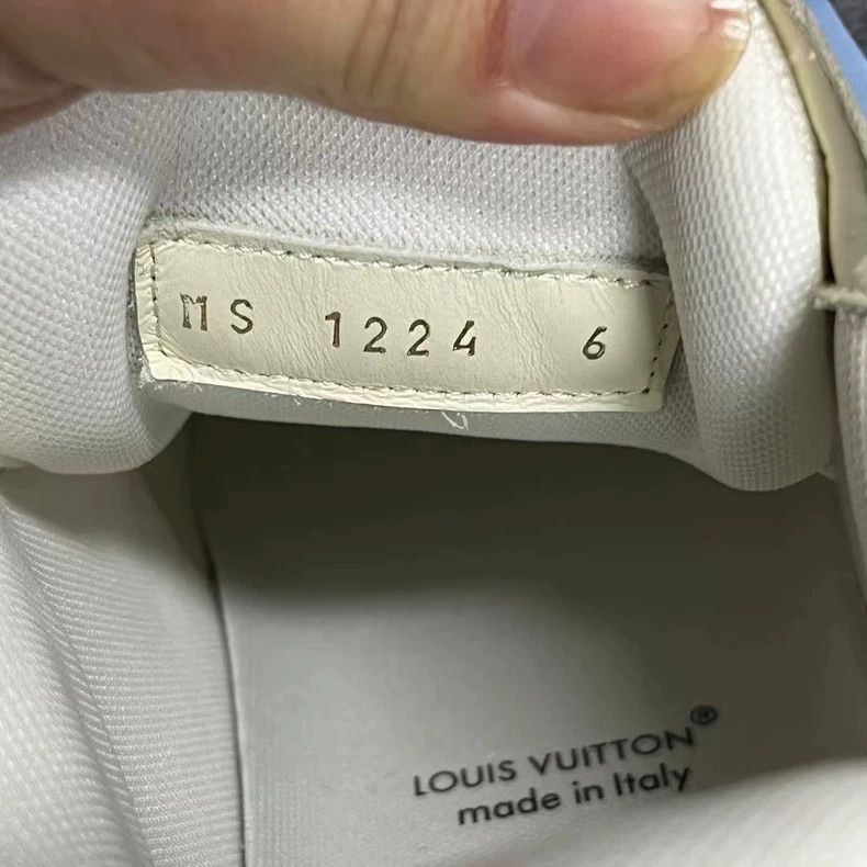 Louis Vuitton Louis Vuitton Blue Denim Low-Top Sneakers Size US 6 / EU 39 - 4 Thumbnail
