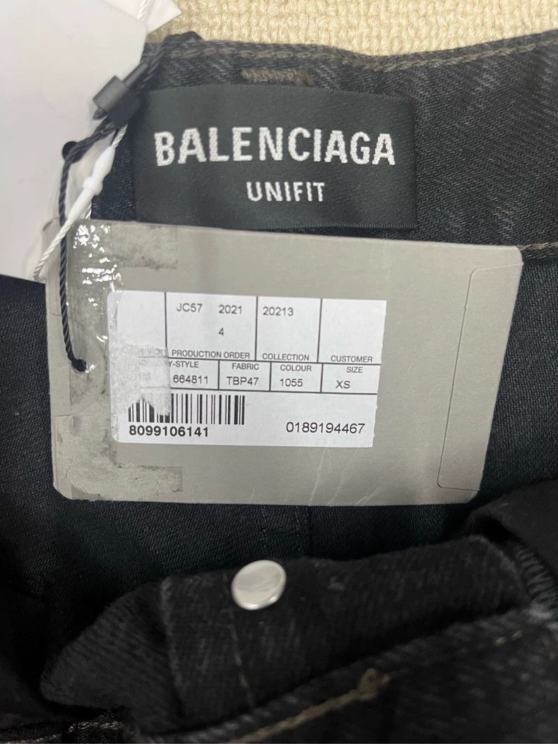 Balenciaga Balenciaga Gamer Logo Denim Pants Size XS Size US 26 / EU 42 - 4 Thumbnail