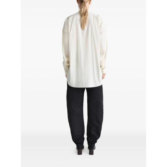 Lemaire LEMAIRE Women Shirts SH1150 LF1370 WH014 WHITE Size XS / US 0-2 / IT 36-38 - 5 Thumbnail