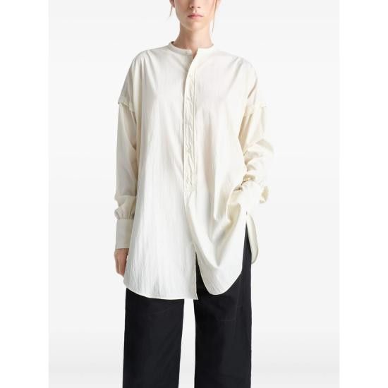 Lemaire LEMAIRE Women Shirts SH1150 LF1370 WH014 WHITE Size S / US 4 / IT 40 - 3 Thumbnail