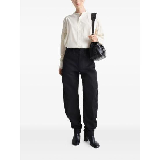 Lemaire LEMAIRE Women Shirts SH1150 LF1370 WH014 WHITE Size S / US 4 / IT 40 - 2 Thumbnail