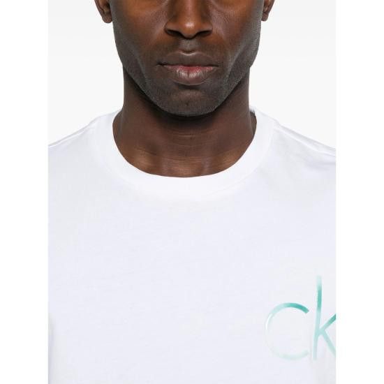 Calvin Klein CALVIN KLEIN Men T-Shirts K10K114146 WHITE Size US XL / EU 56 / 4 - 4 Thumbnail
